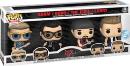 Funko Pop! Exclusive  U2 ZooTV figurer 4-pk