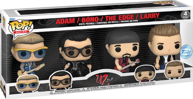 Funko Pop! Exclusive  U2 ZooTV figurer 4-pk