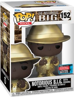 Funko Pop! Convention Exclusive The Notorious B.I.G figur med fedora