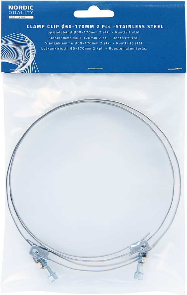 Nordic Quality pakke med 2 klemmer til slange 352454