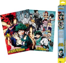 GB eye My Hero Academia två affischer