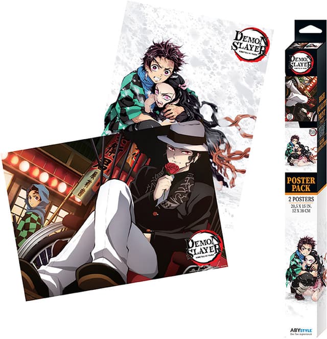 GB eye Demon Slayer series 3 två affischer