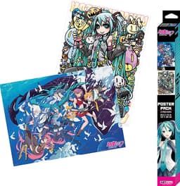 GB eye Hatsune Miku kahden julisteen sarja