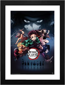GB eye Demon Slayer kehystetty tuloste