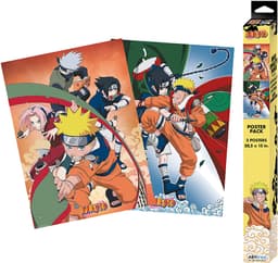 GB eye Naruto Team 7 sett med to plakater