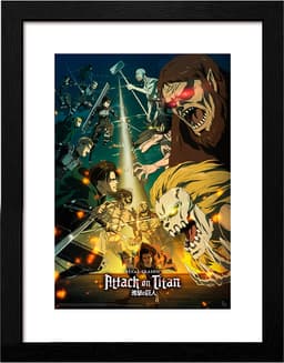 GB eye Attack on Titan season 4 art 3 inramat tryck