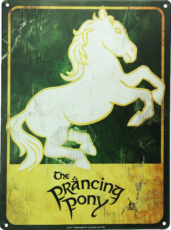 ABYstyle Lord of the Rings The Prancing Pony metallplate