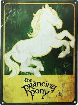 ABYstyle Lord of the Rings The Prancing Pony metalplade