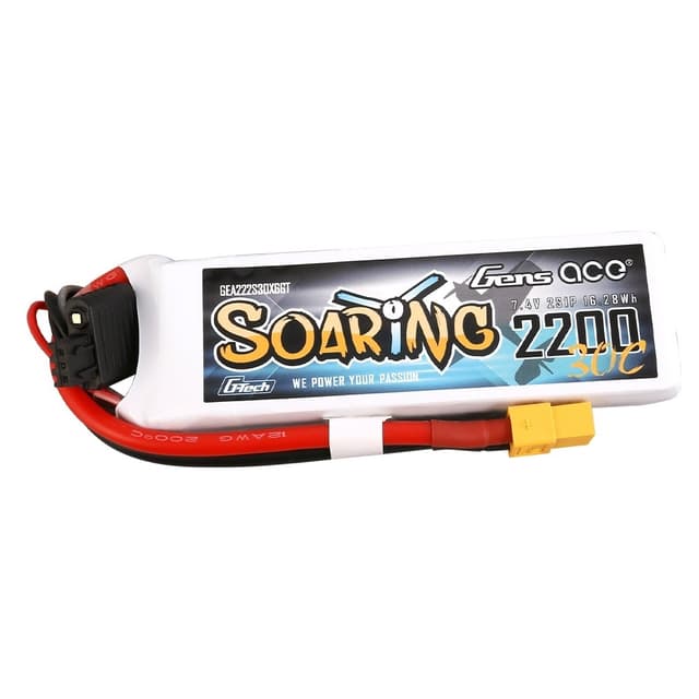 2s  2200mAh - 30C - Gens Ace Soaring G-Tech XT60
