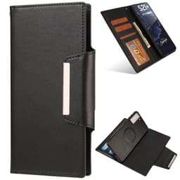 SKALO Samsung S21 DOLIZMA 2 i 1 magnetisk pungetui - Sort