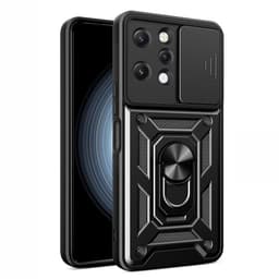 För Xiaomi Redmi 12 Linsskydd Telefonfodral PC+TPU-skal med stöd