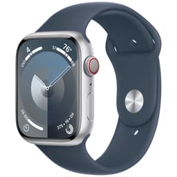 Apple Watch S9 45mm GPS+CEL (Silver Alu/Storm Blue sportband) S/M