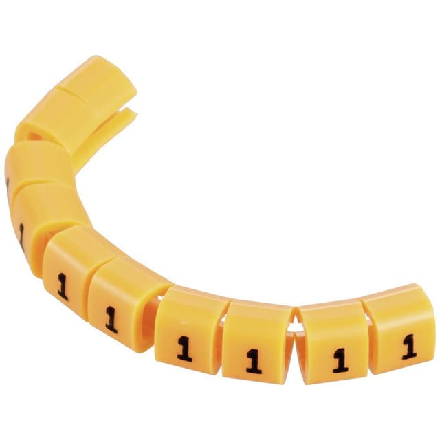 TRU COMPONENTS TC-MB1/1203 Mærkningsclip Påtrykt 1