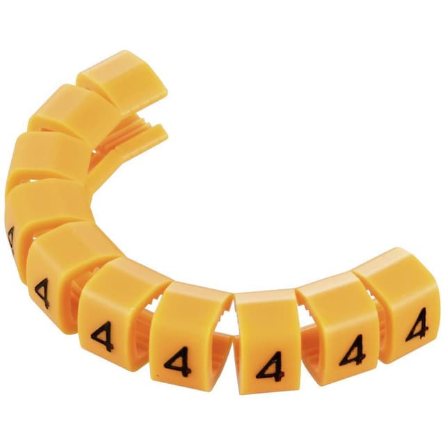 TRU COMPONENTS 1593426 TC-MB2/4203 Märkningsclip Tryck