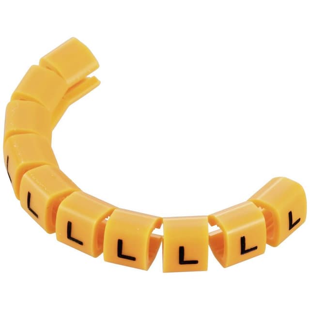 TRU COMPONENTS TC-MB1/L203 Mærkningsclip Påtrykt L