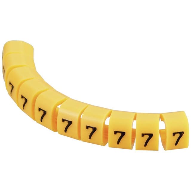 TRU COMPONENTS TC-MB2/7203 Mærkningsclip Påtrykt 7