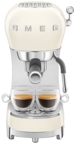 Smeg 50's style espressomaskin ECF02CREU (kremfarget)
