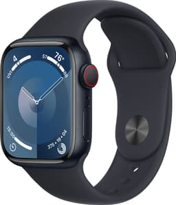 Apple Watch S9 41mm GPS+CEL (Midnight Alu/Midnight Sport Band) M/L