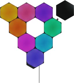 Nanoleaf Shapes Ultra Black Hexagon utvidelsespakke (3 paneler)