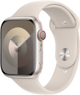 Apple Watch S9 45mm GPS+CEL (tähtivalkea alu./tähtiv. Sport Band) M/L