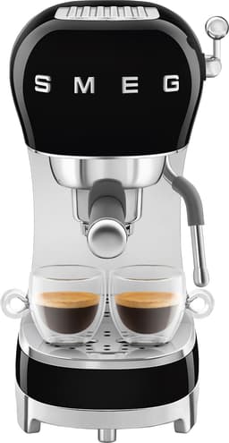 Smeg 50's style espressomaskin ECF02BLEU (sort)