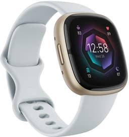 Fitbit Sense 2 smartklokke (blue mist/soft gold)
