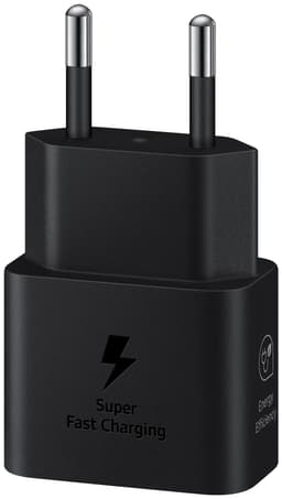 Samsung USB-C 25W vegglader (sort)