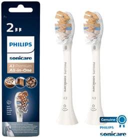 Philips Sonicare sähköhammasharjan harjaspäät HX909210 (valk., 2 kpl)