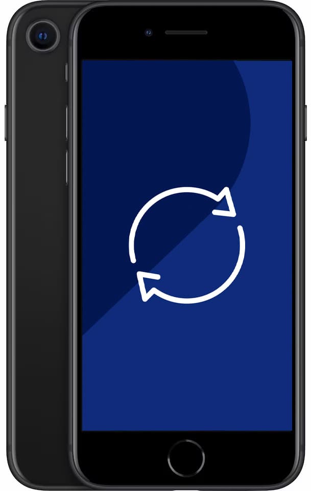 Begagnad iPhone SE (svart) (Gen.2)
