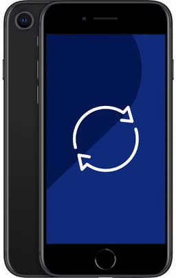 Begagnad iPhone SE smartphone 64 GB (svart) (Gen.2)