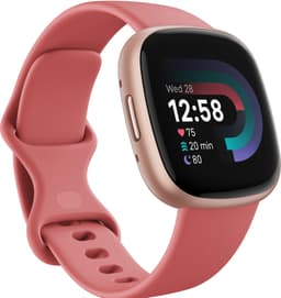 Fitbit Versa 4 smartklokke (Pink Sand / Copper Rose)