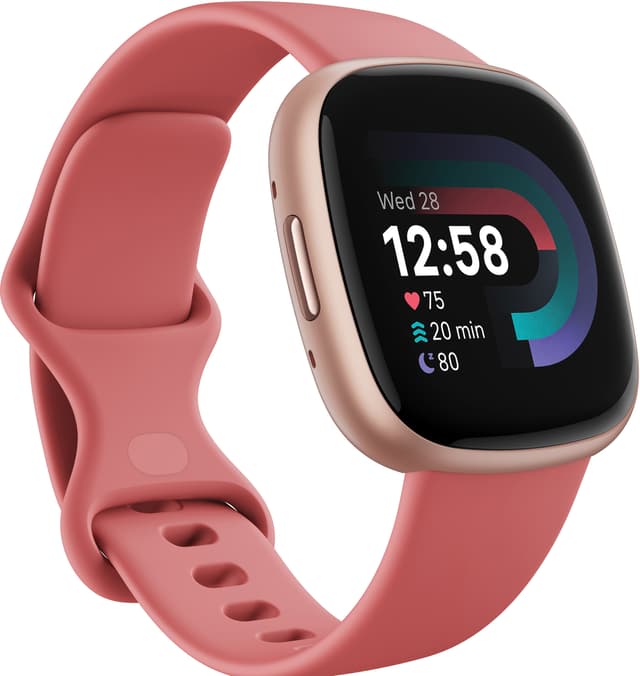 Fitbit Versa 4 älykello (Pink Sand/Copper Rose)