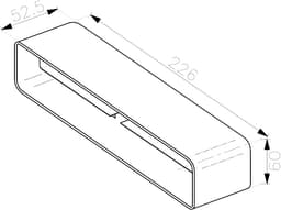 Franke tilkobling til ventilationsslange 112.0157.295