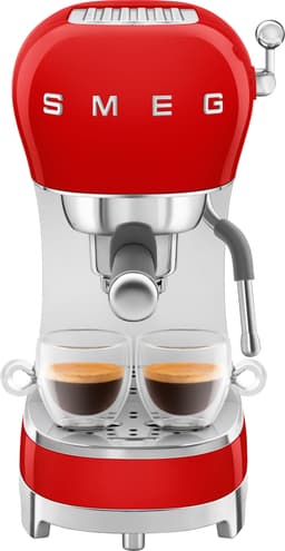 Smeg 50's style kaffemaskin ECF02RDEU (rød)
