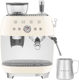 Smeg espressomaskin i 50-talsstil EGF03CREU (gräddfärgad)