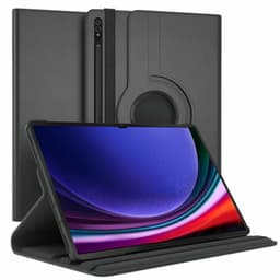 360° roterbar deksel Samsung Galaxy Tab S9 Ultra 14.6 - Sort