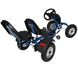 tectake Gokart 2-sits - blå