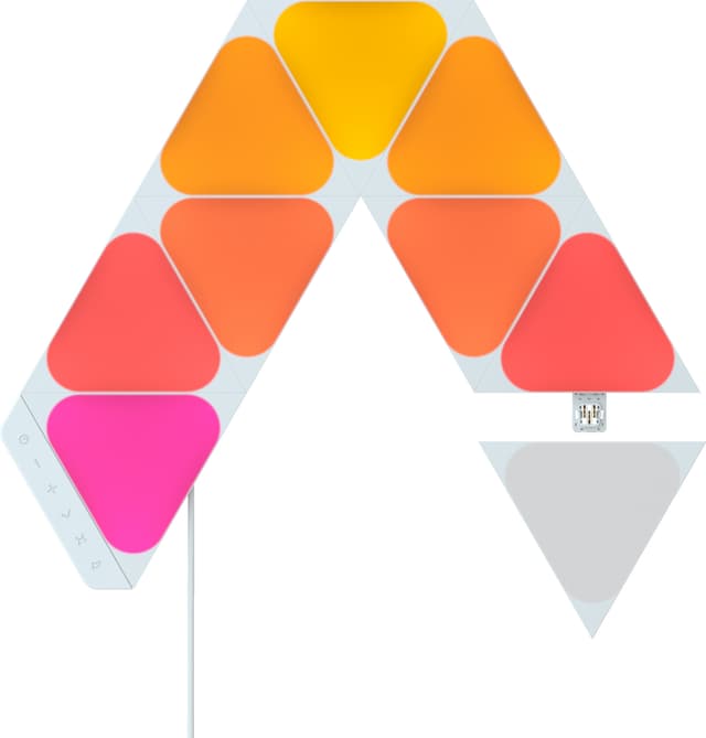 Nanoleaf Shapes Mini Triangles startersæt (9 paneler) | Elgiganten
