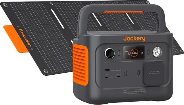 Jackery Explorer 300 Plus kraftstation & SolarSaga 40 W paneluppsättning