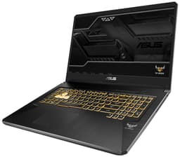 Asus TUF Gaming FX705 17,3" bærbar gaming-PC (gullstål)