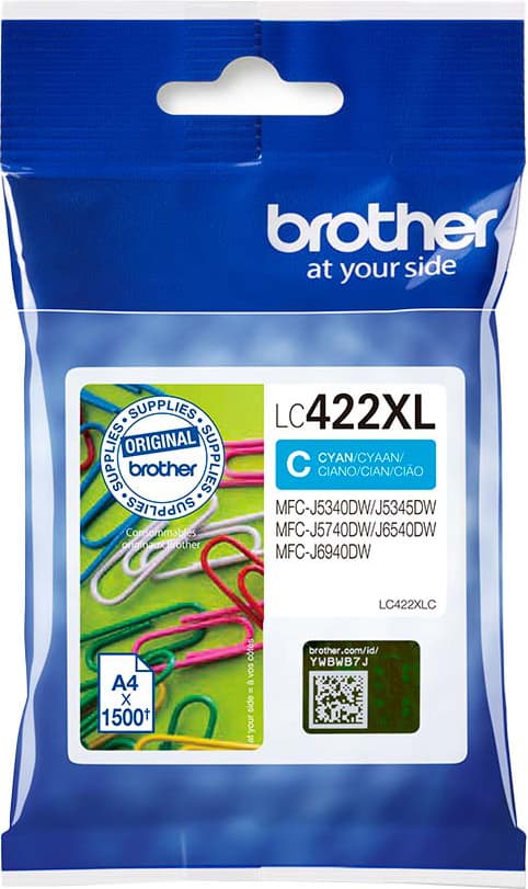 Brother LC422XL ink cartridge (cyan)