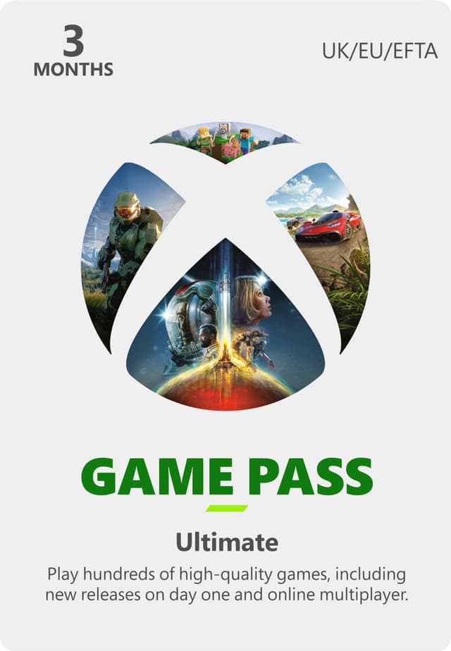 Xbox Game Pass Ultimate 3 måneders abonnement - til XBOX og PC