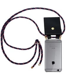 iPhone 6 / 6S Deksel med Halskjede (blå)