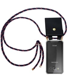 Samsung Galaxy J3 2016 Deksel med Halskjede (blå)