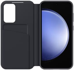 Samsung Galaxy S23 FE Smart View lommebokdeksel (sort)