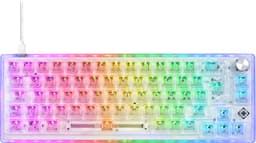 Deltaco DK460 tangentbord för gaming (transparent)