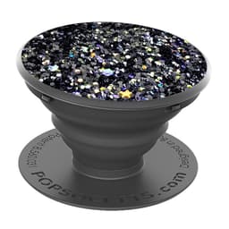 PopSockets älypuhelimen pidike (säihkyvä musta)