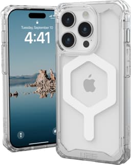 UAG Plyo MagSafe iPhone 15 Pro suojakuori (kirkas/valkoinen)