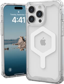 UAG Plyo MagSafe iPhone 15 Pro Max suojakuori (kirkas/valkoineni)