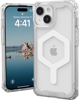 UAG Plyo MagSafe iPhone 15 suojakuori (kirkas/valkoinen)